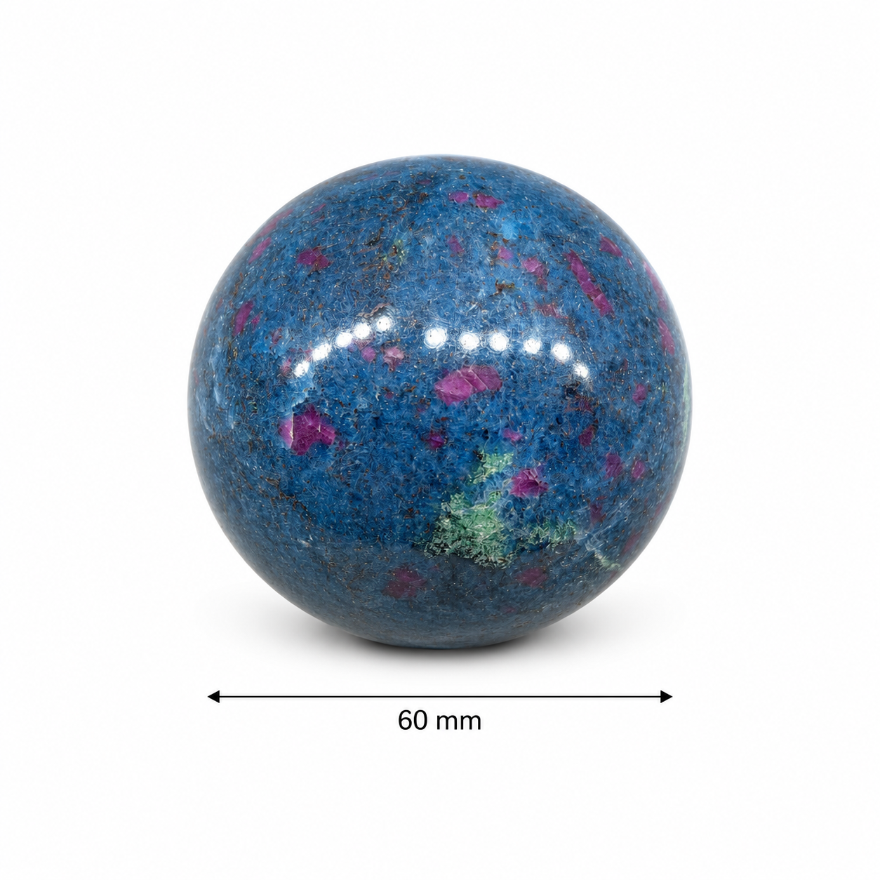 Ruby in Kyanite Sphere #2