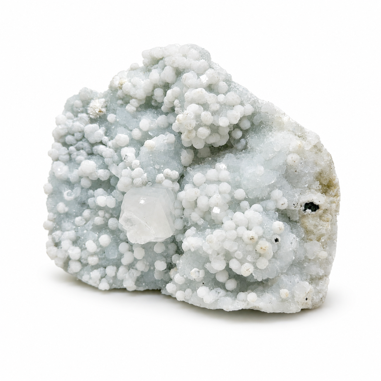 Apophyllite on Gyrolite Cluster #17