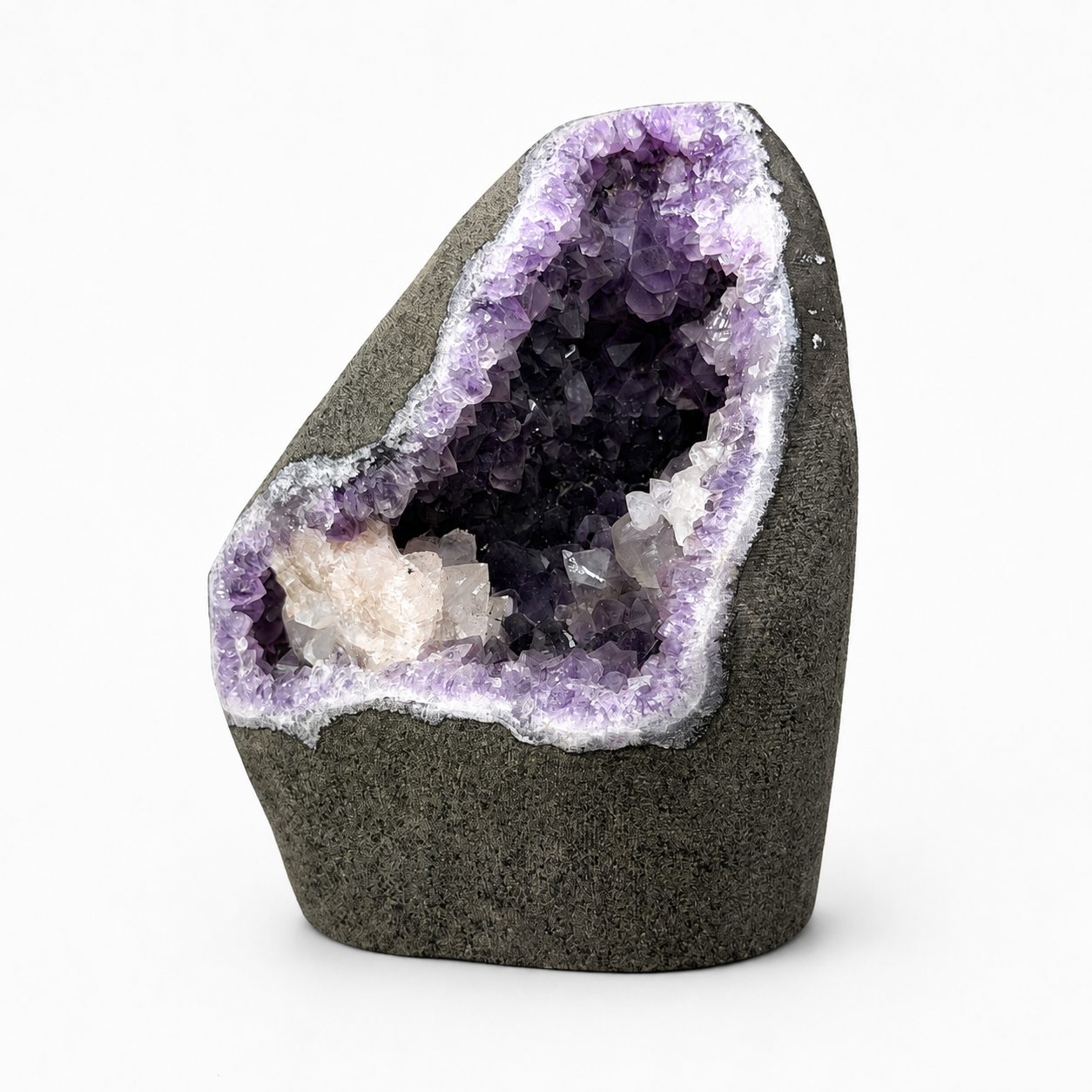 Amethyst and Calcite Geode #3