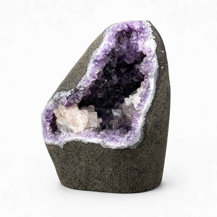 Amethyst and Calcite Geode #3