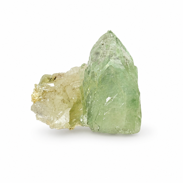 Green Apophyllite with Stilbite Cluster #12