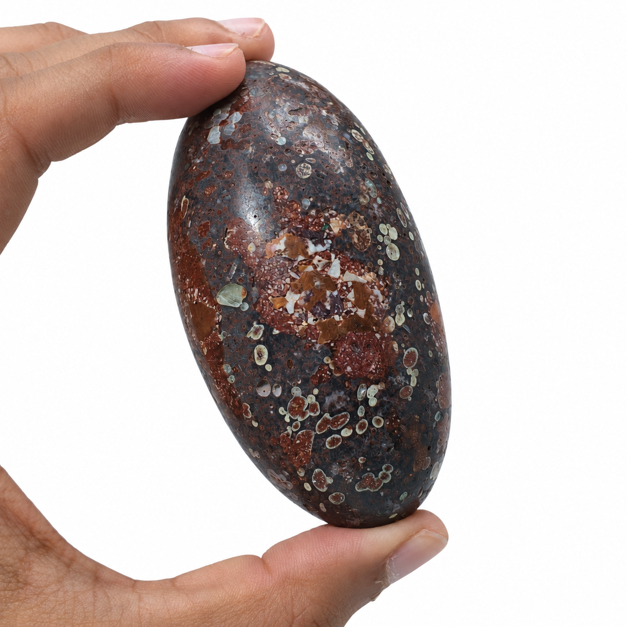 Copper Dolomite Shivalingam