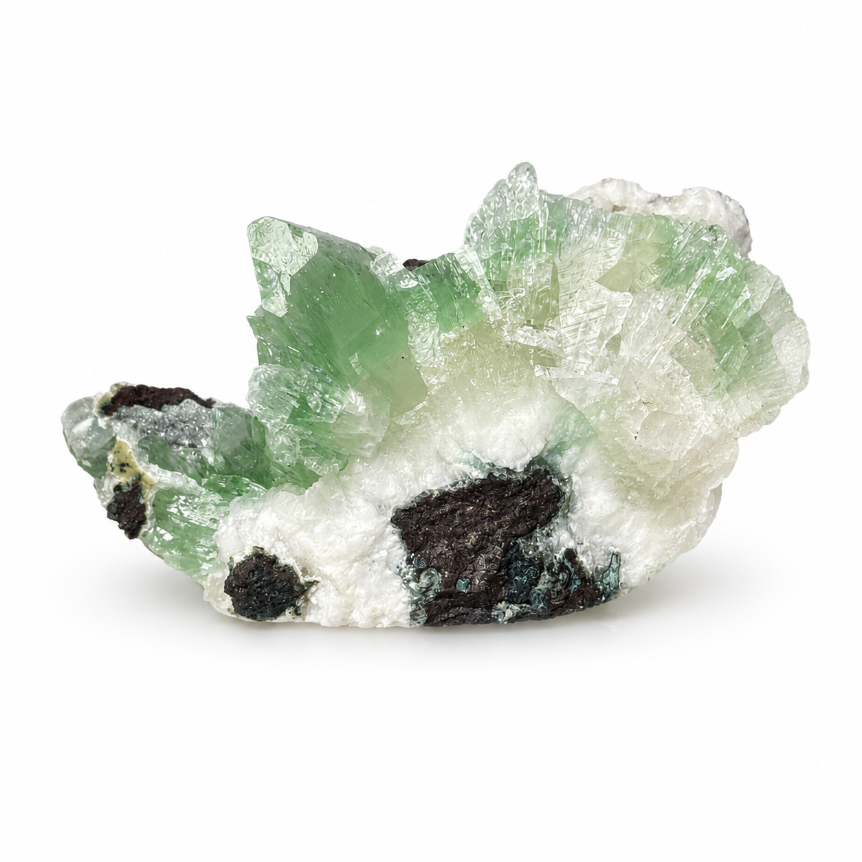 Green Apophyllite Cluster #15