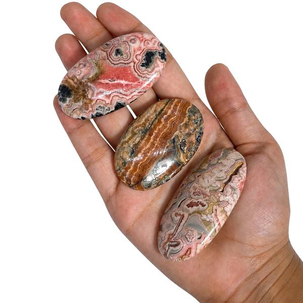 Rhodochrosite Palmstone (1kg)