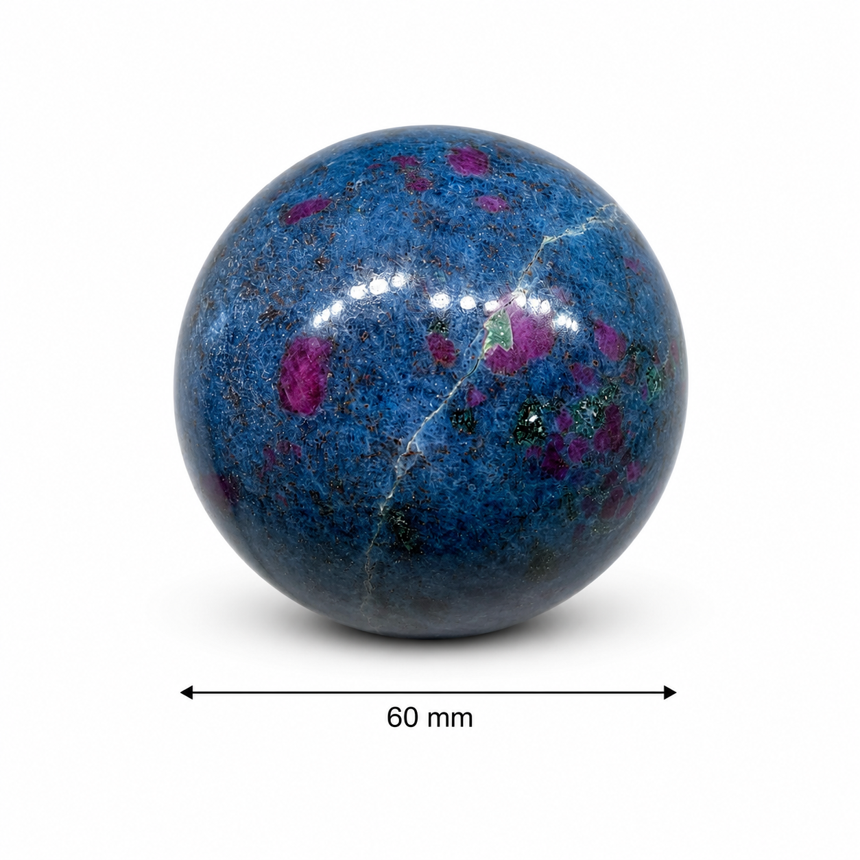 Ruby in Kyanite Sphere #1