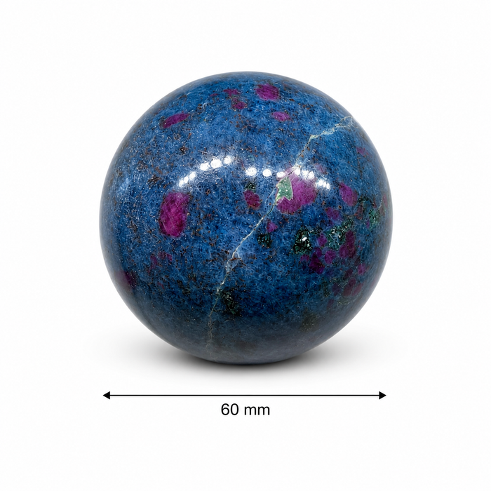 Ruby in Kyanite Sphere #1