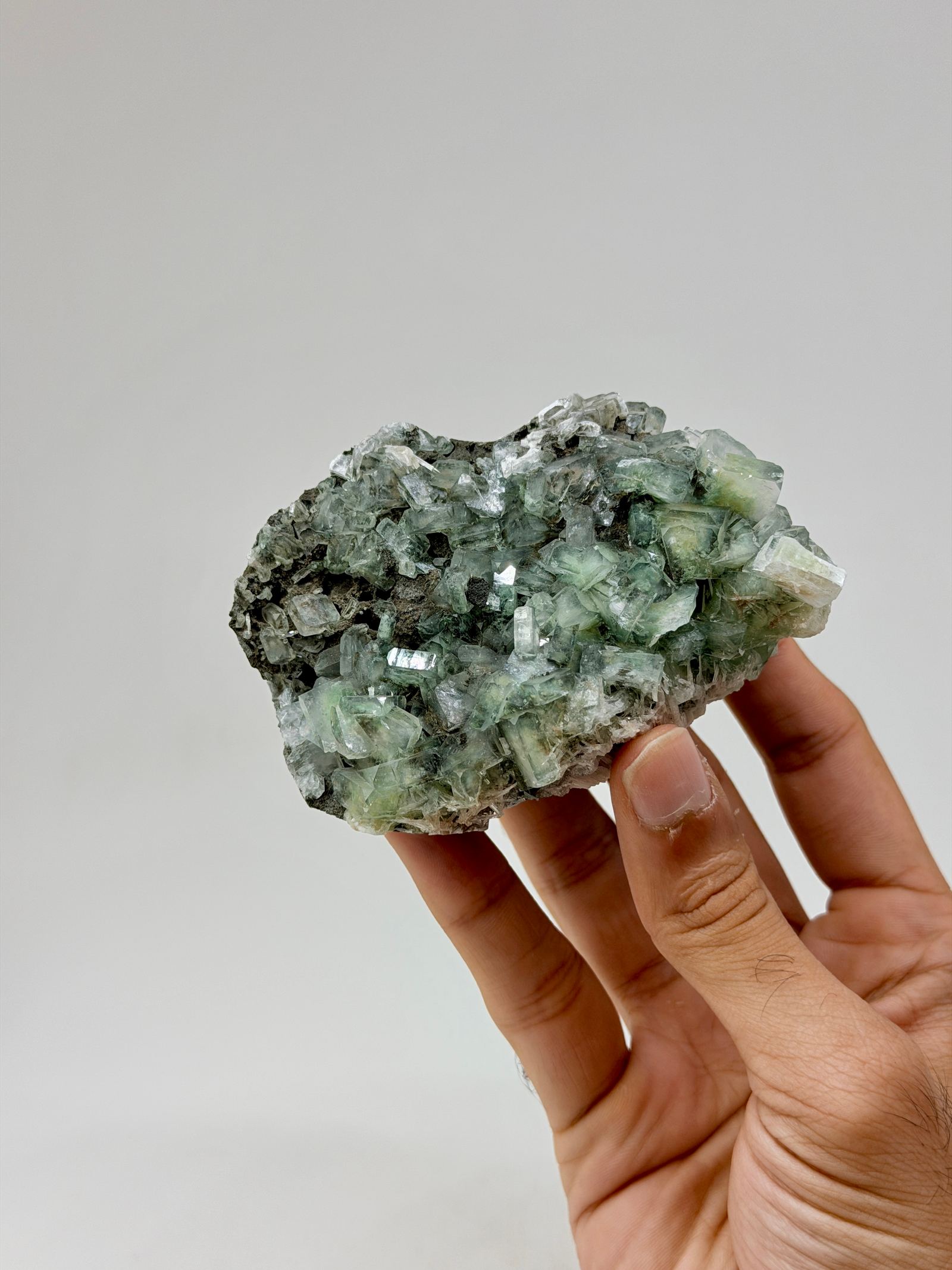 Green Apophyllite Cluster #33