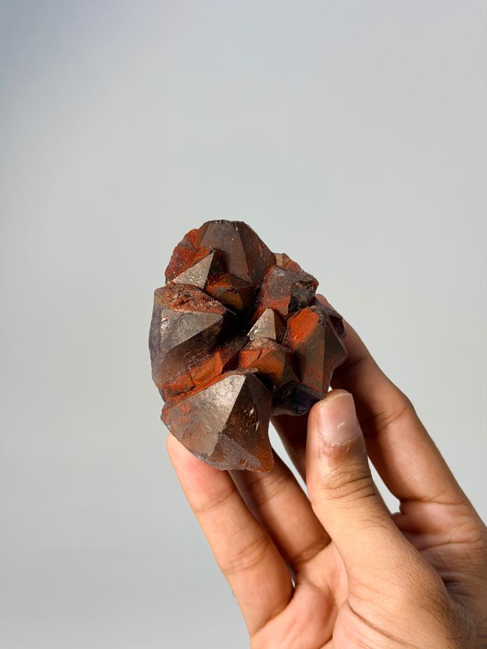 Red Hematoid Amethyst Cluster
