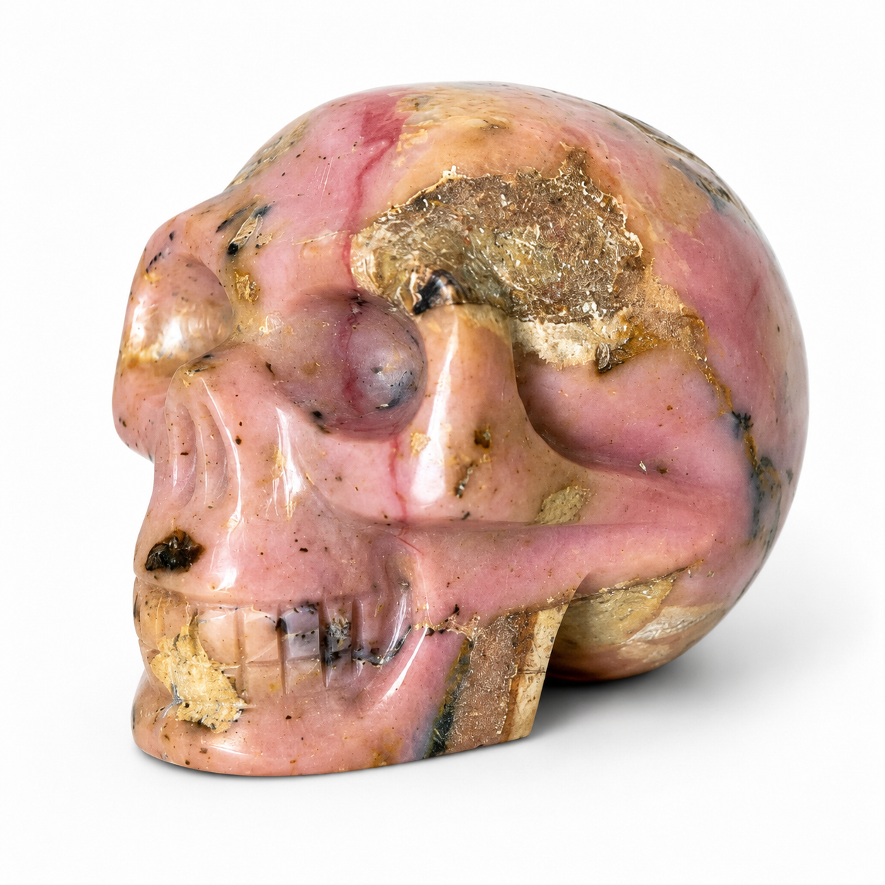 Pink Opal Skull