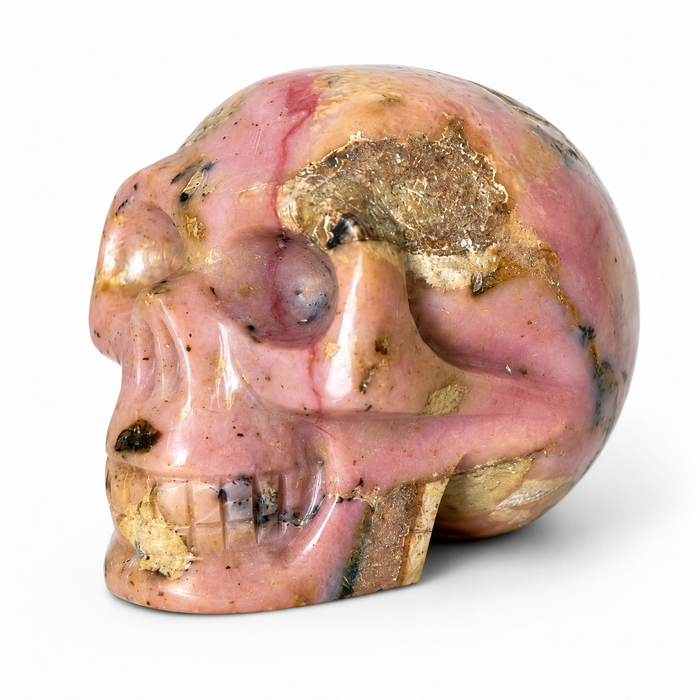 Pink Opal Skull