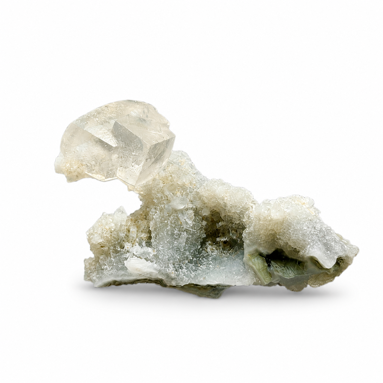 Calcite on Coral Specimen No. 3
