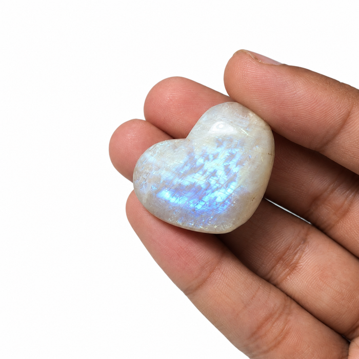 Tanzania Moonstone Mini Puffy Heart