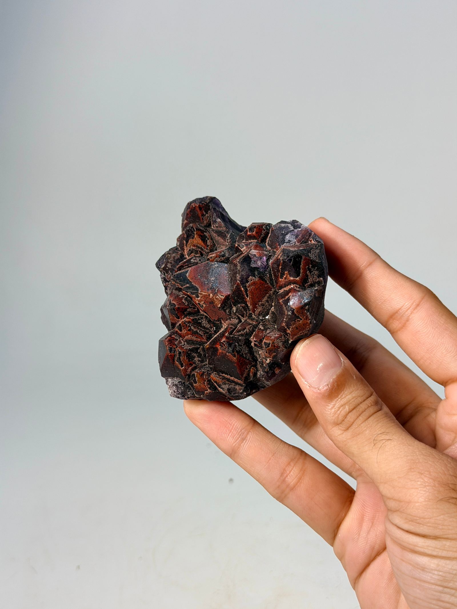 Red Hematoid Amethyst