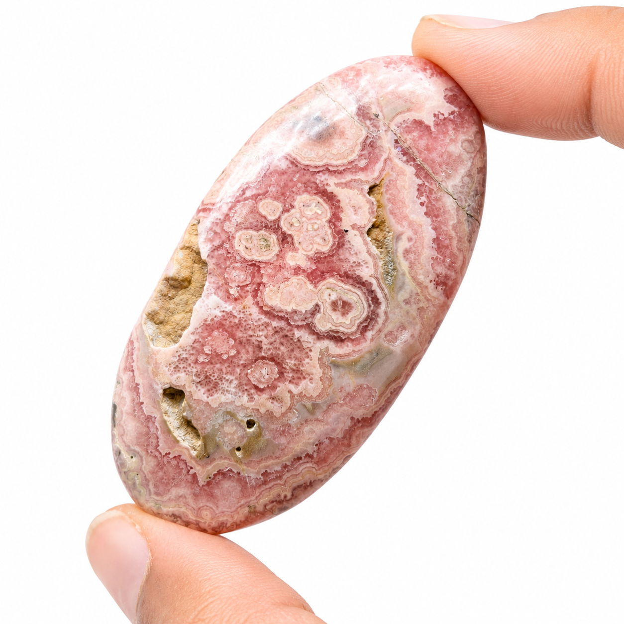Rhodochrosite Palmstone