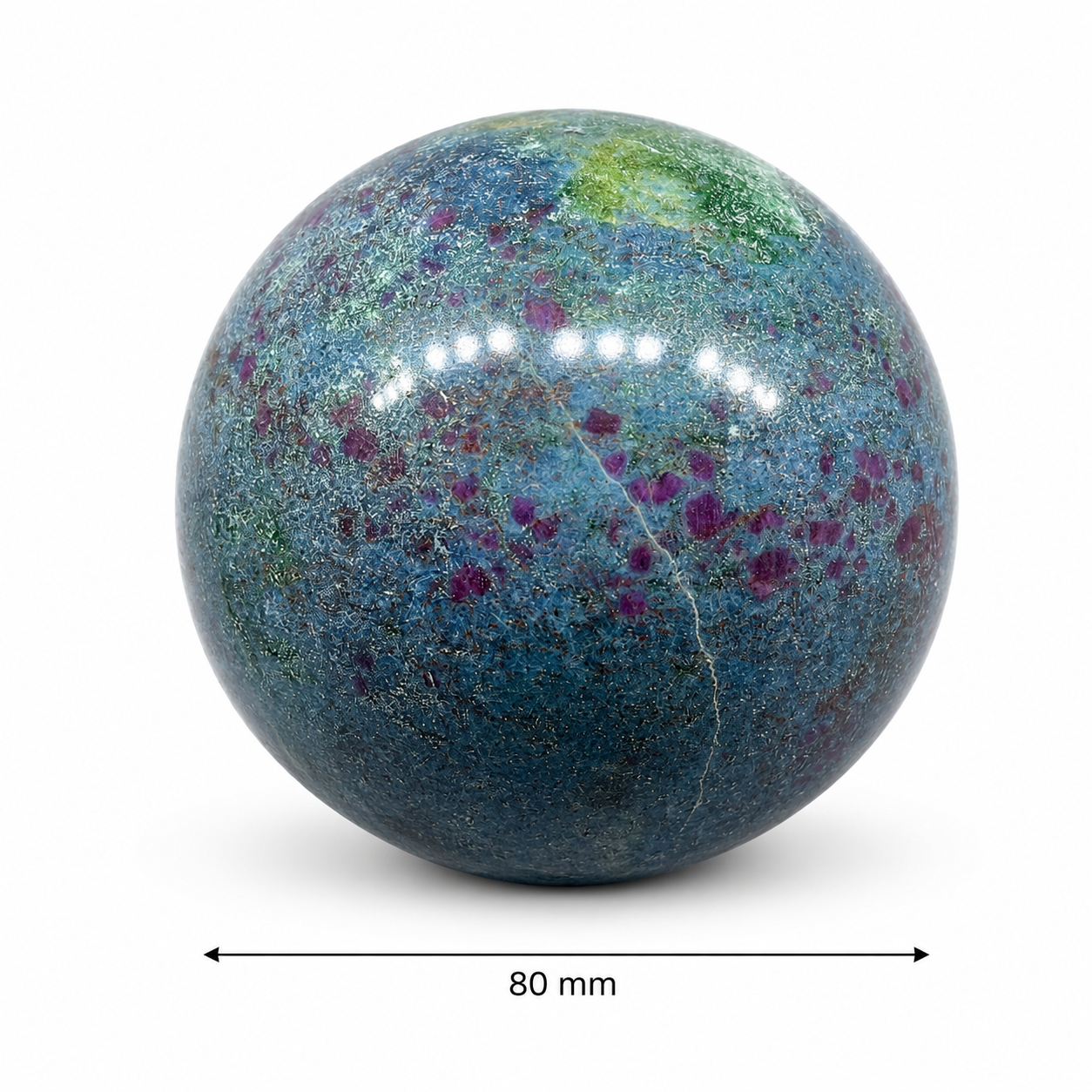 Ruby in Kyanite Sphere #4