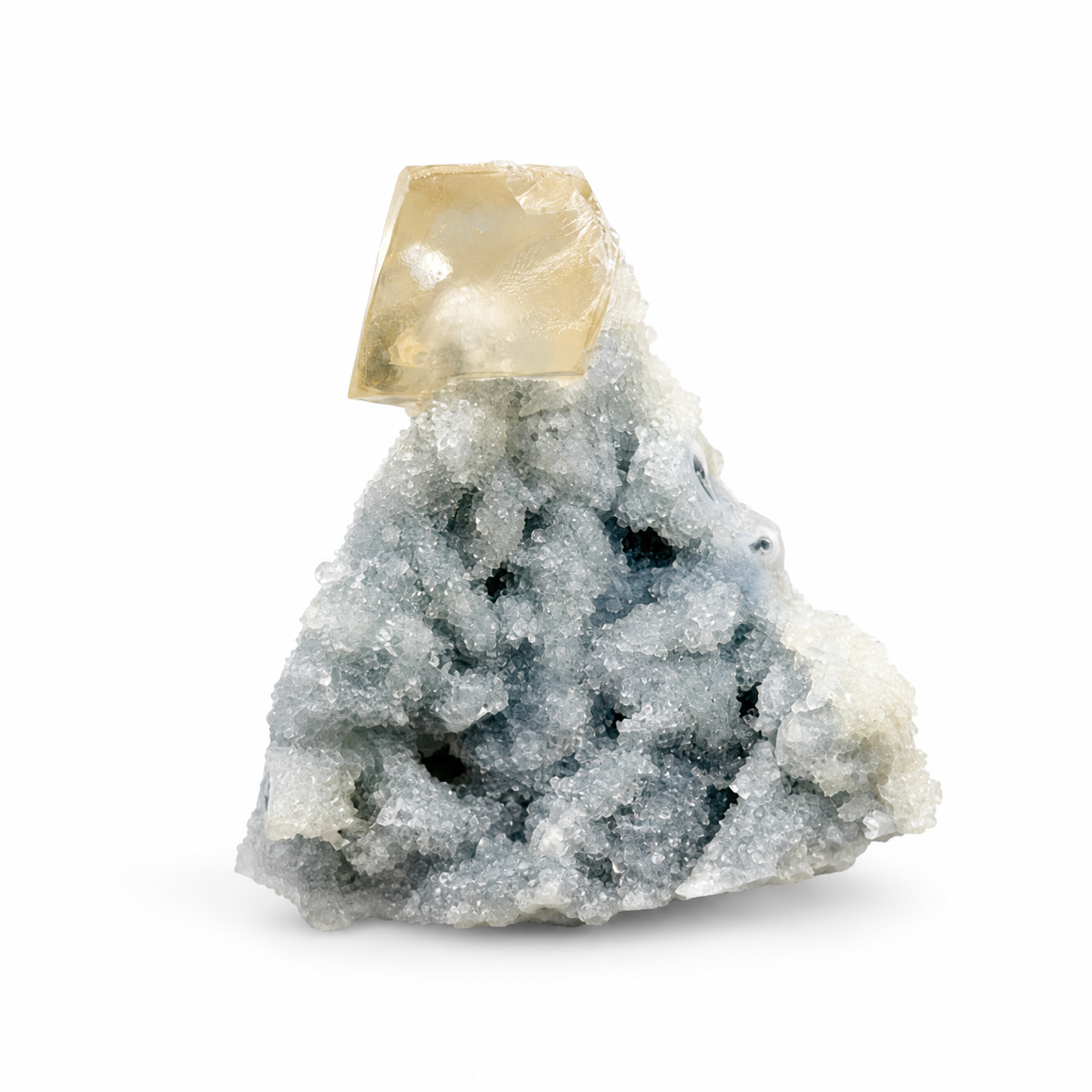 Calcite on Coral Specimen #8