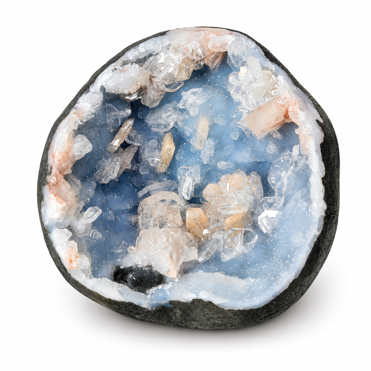 Blue Chalcedony Geode