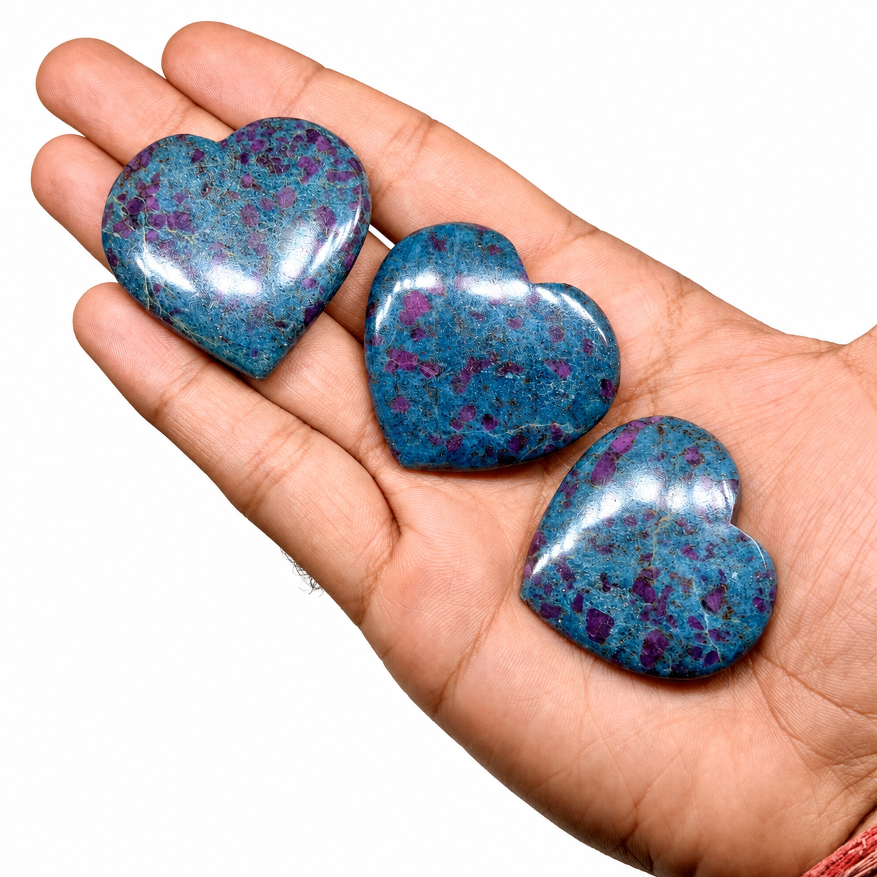 Ruby in Kyanite Mini Heart