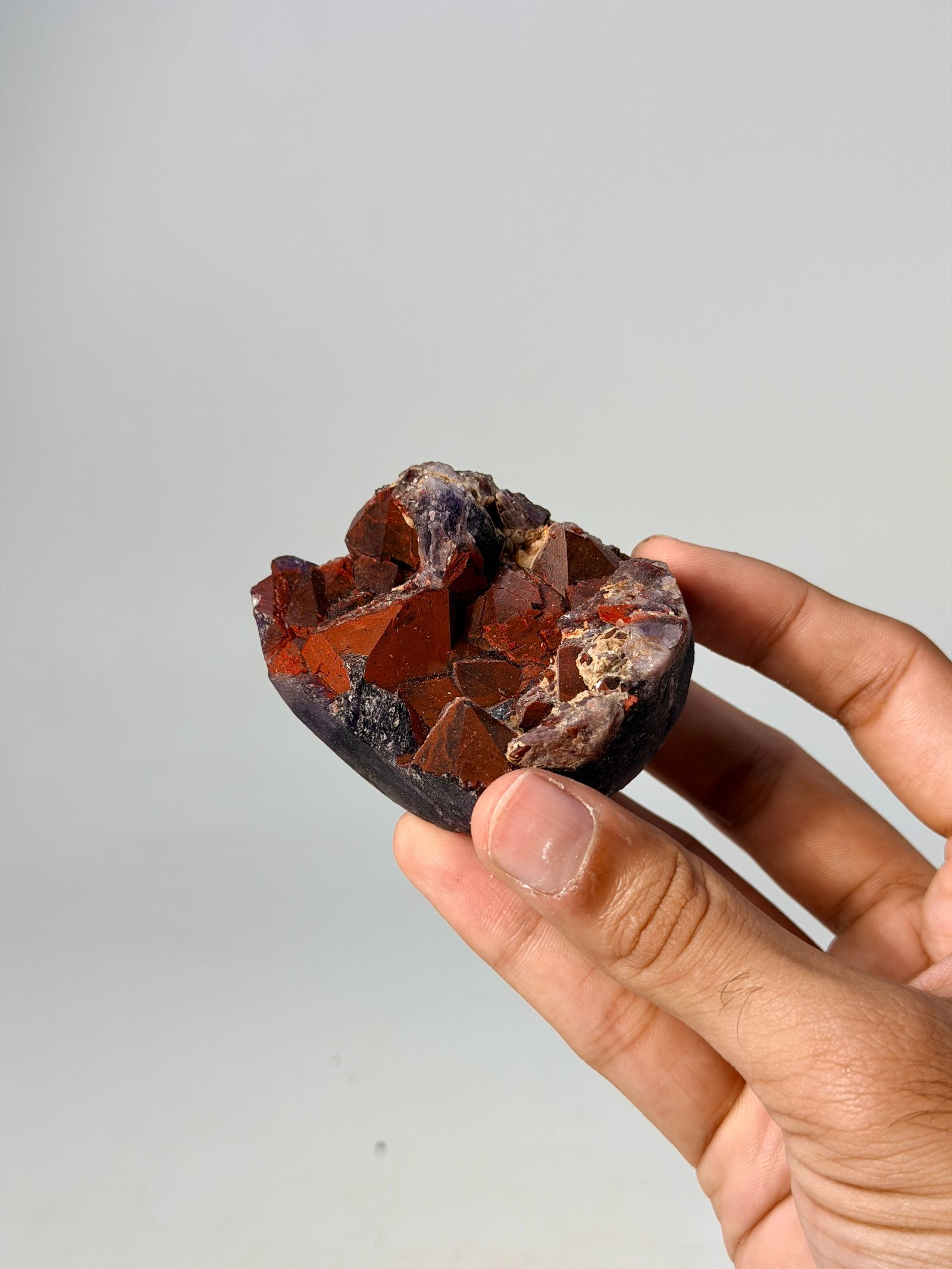 Red Hematoid Amethyst