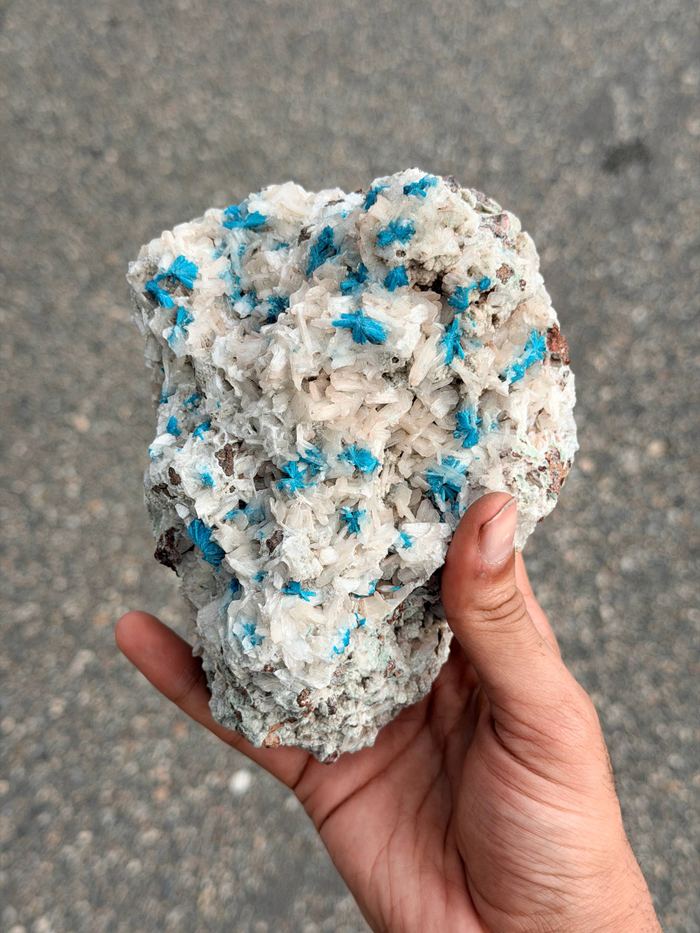 Cavansite with Pentagonite on Matrix #3