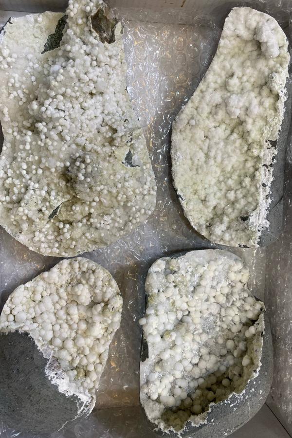 Gyrolite Mineral - 2.56 kg 4 pcs