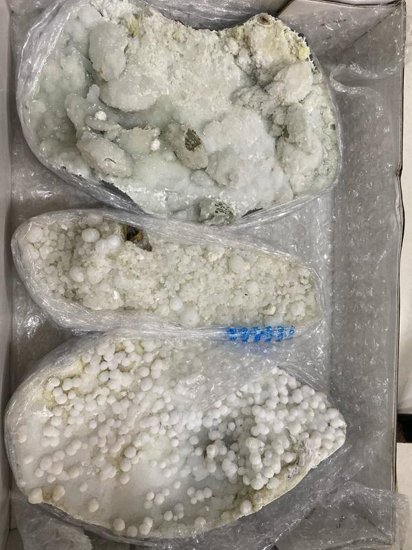 Gyrolite Mineral - 2.02 kg 3 pcs