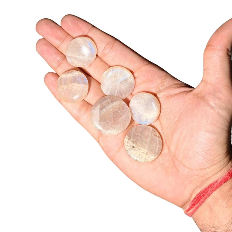 Tanzanian Moonstone Flatstone Cabochon (1PC)