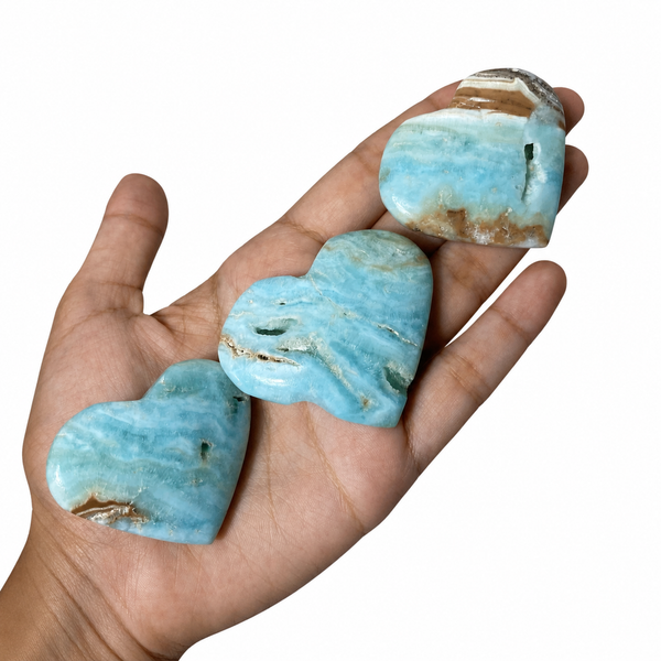 Caribbean Calcite Heart (1kg)