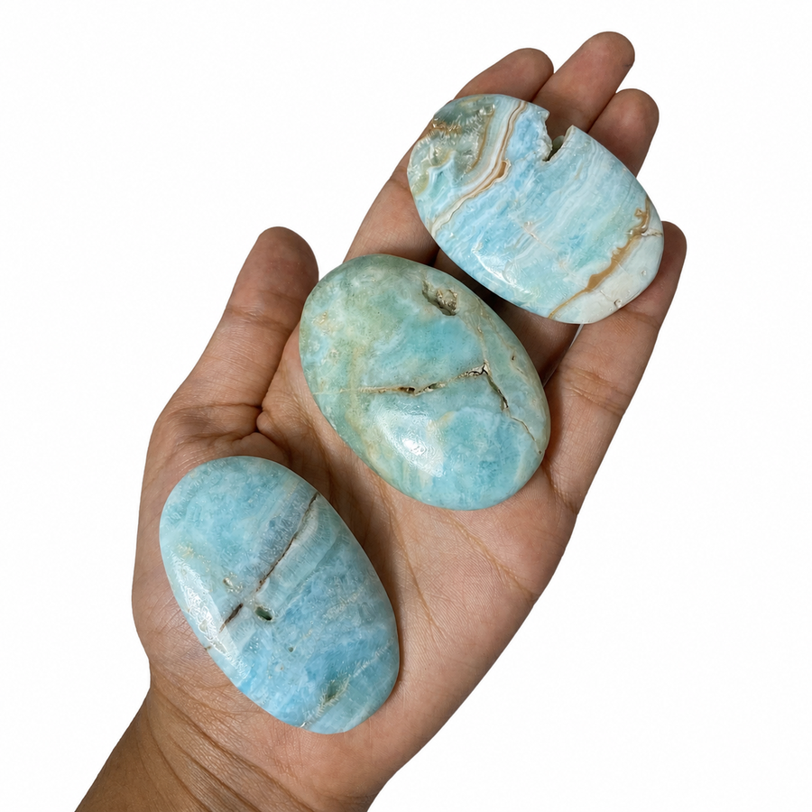 Caribbean Calcite Palmstone (1kg)