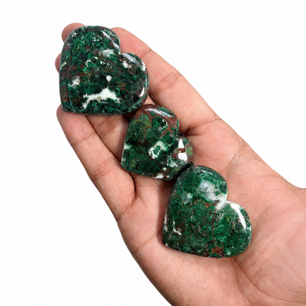 Australian Malachite Heart (1kg)